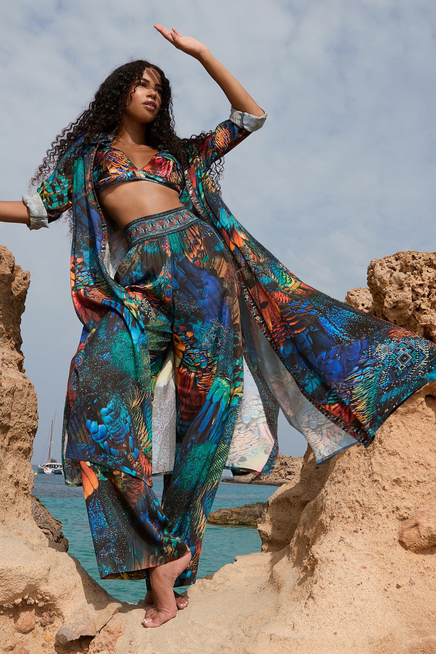 VISCOSE SHIRT DRESS WITH DETACHABLE BELT - AMAZONIA JIORO РИЗО-РОКЛЯ ОТ ВИСКОЗА С ПОДВИЖЕН КОЛАН - AMAZONIA JIORO