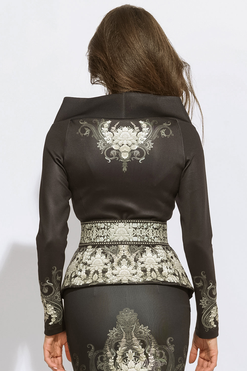 BLAZER CON ASIMMETRIA - FROZEN LOTUS