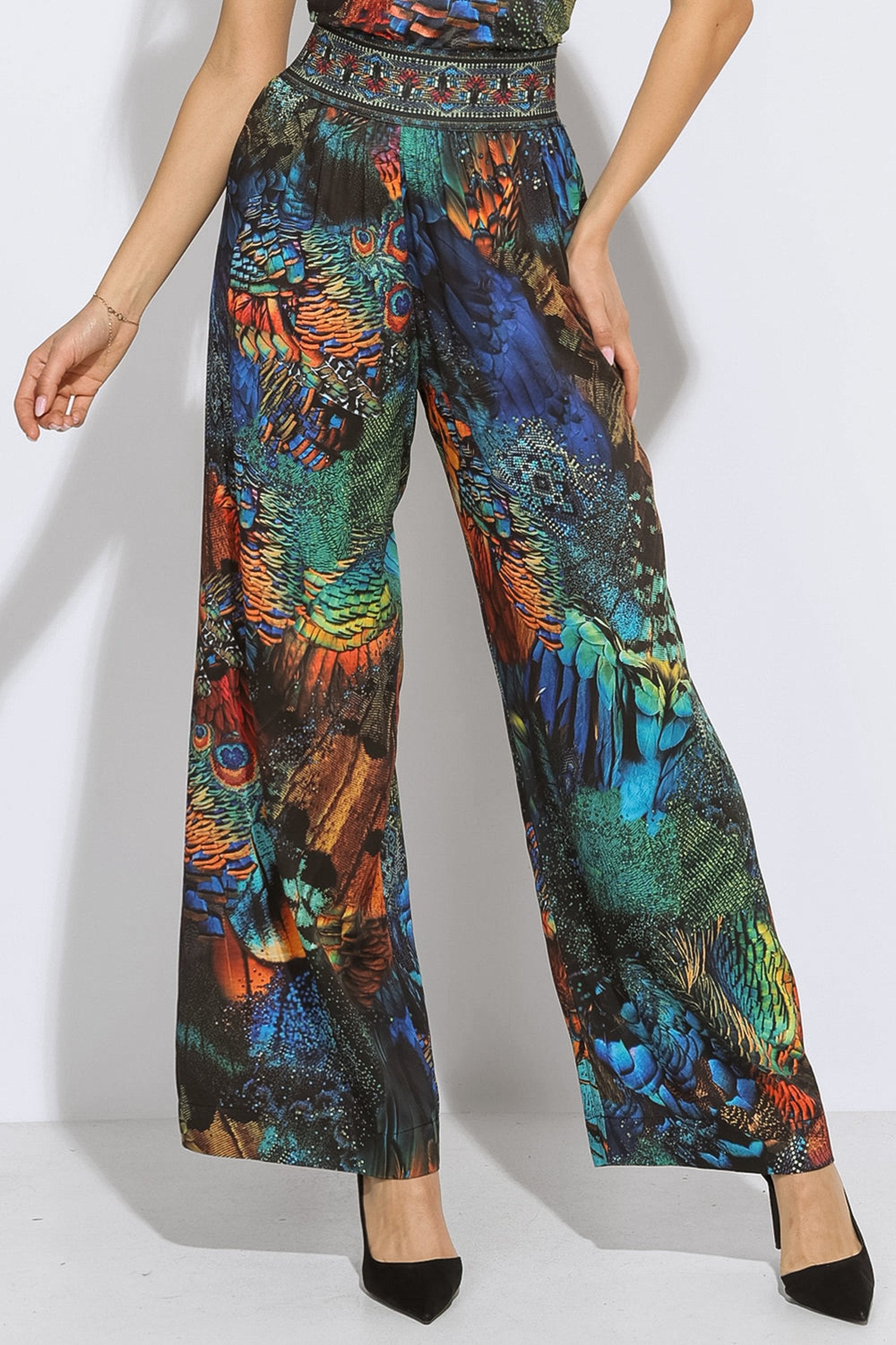 LOOSE VISCOSE PANTS - AMAZONIA JIORO СВОБОДЕН ПАНТАЛОН ОТ ВИСКОЗА - AMAZONIA JIORO