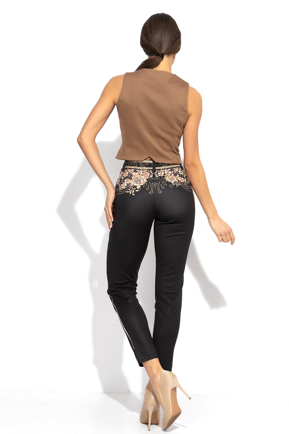 KLASSISCHE HOSE - GOLDENE ROSEN