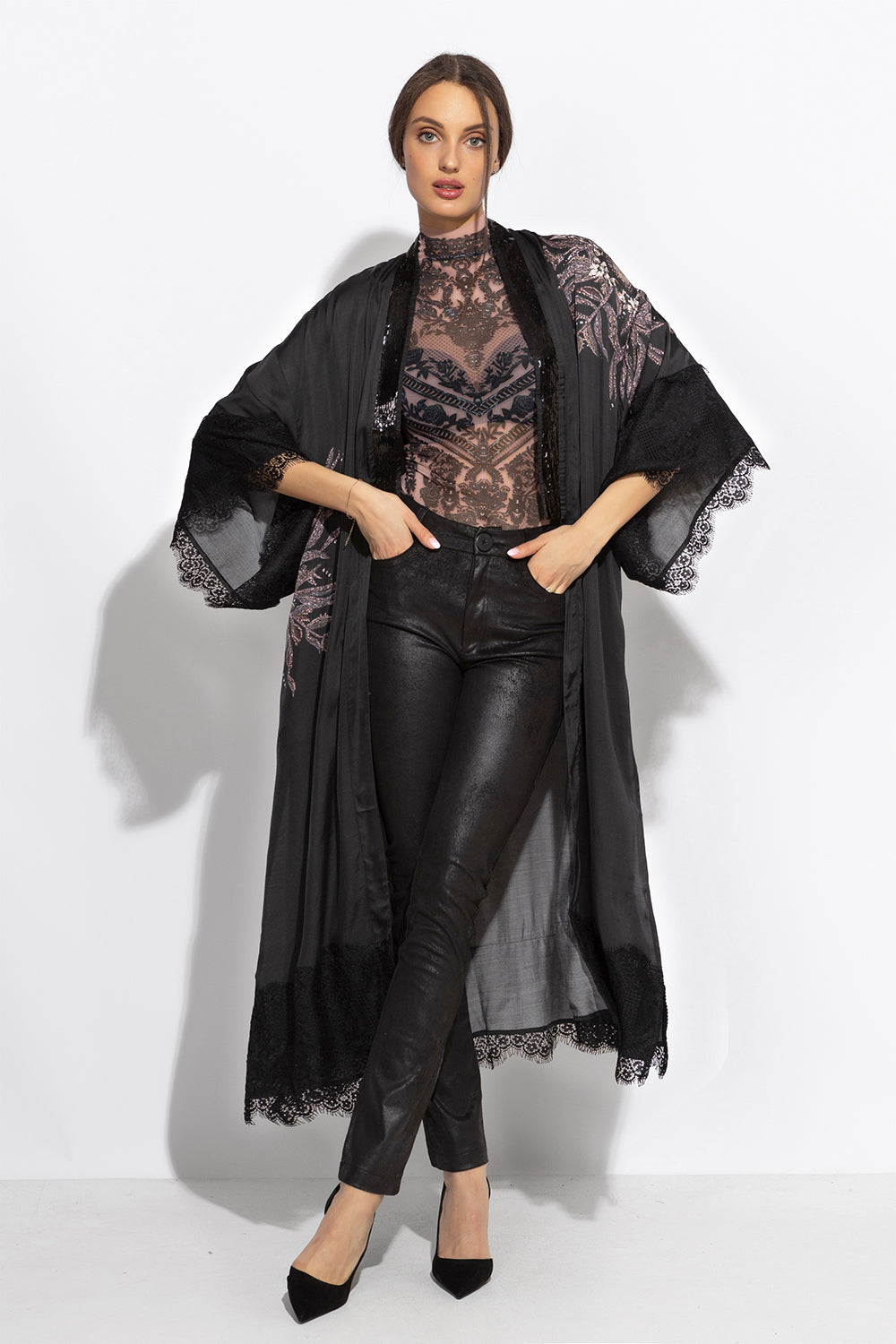 VISKOSE KIMONO - STERNENSTAUB
