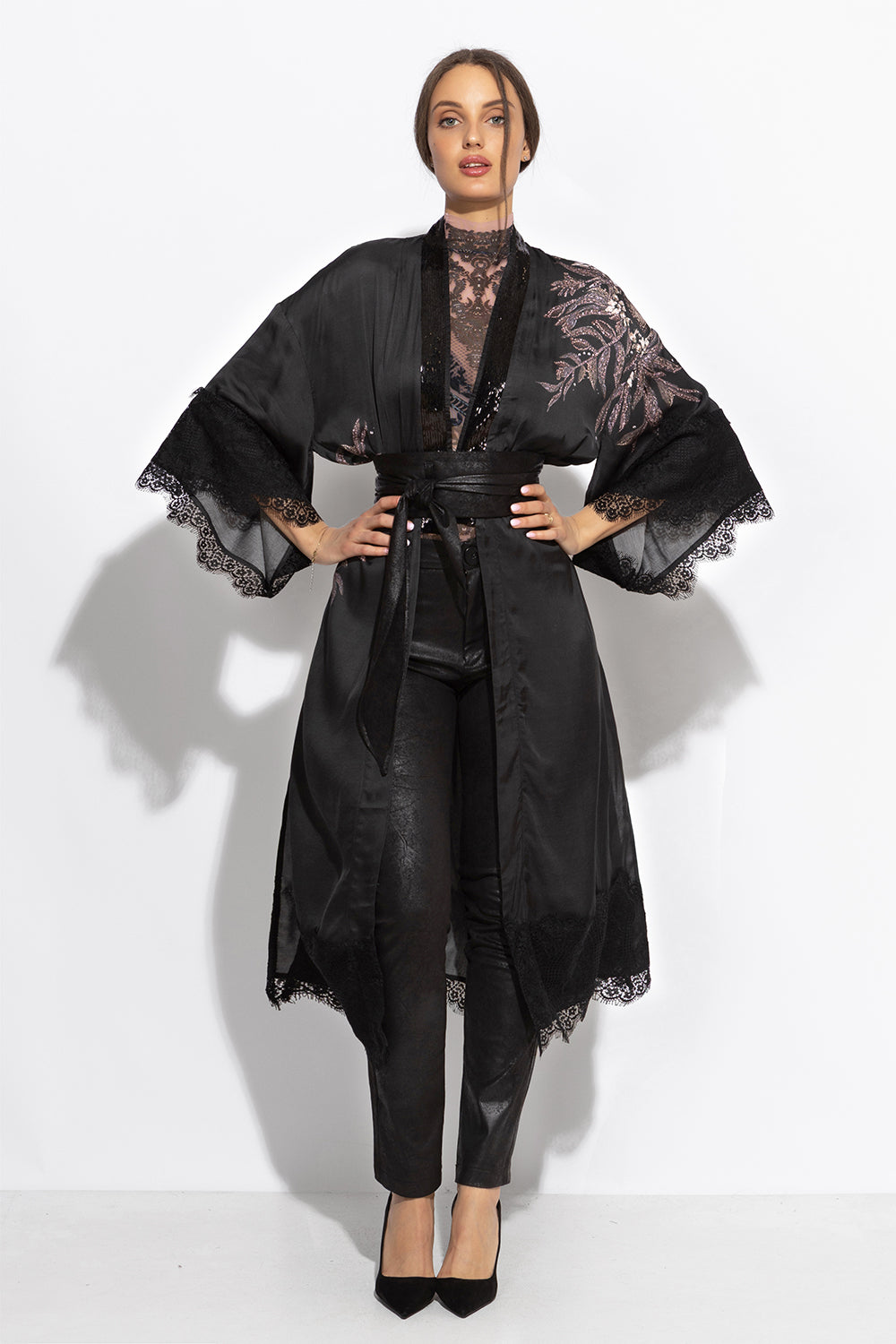 KIMONO IN VISCOSA - POLVERE DI STELLE