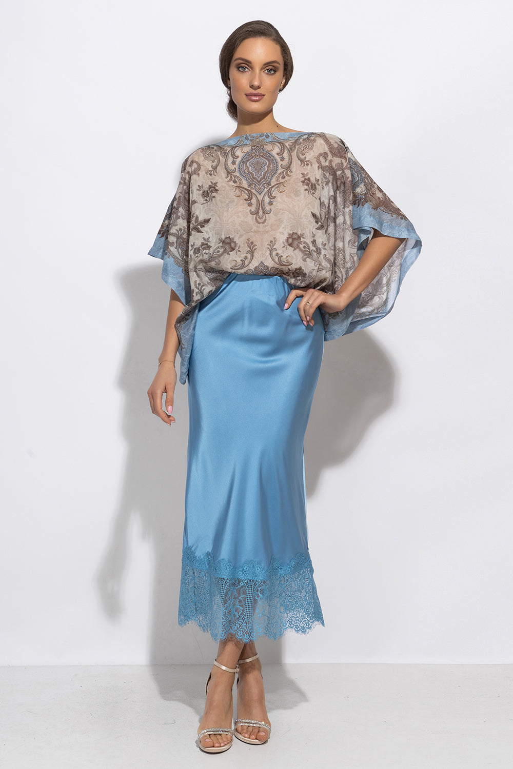 LOOSE BLOUSE – PAISLEY SKY