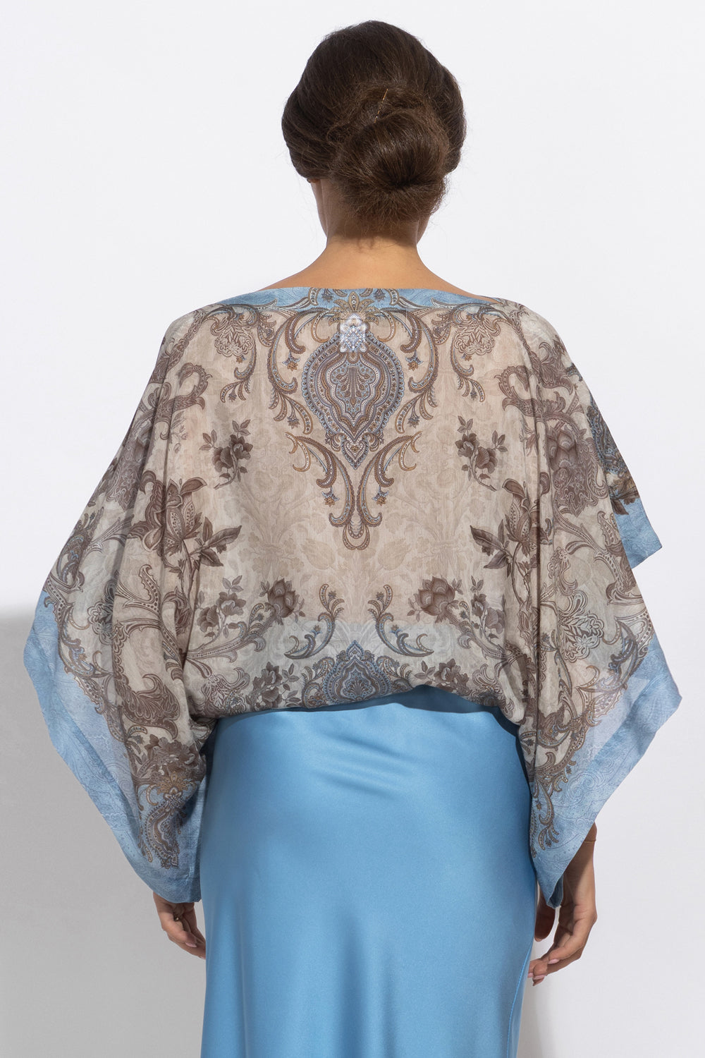LOOSE BLOUSE – PAISLEY SKY