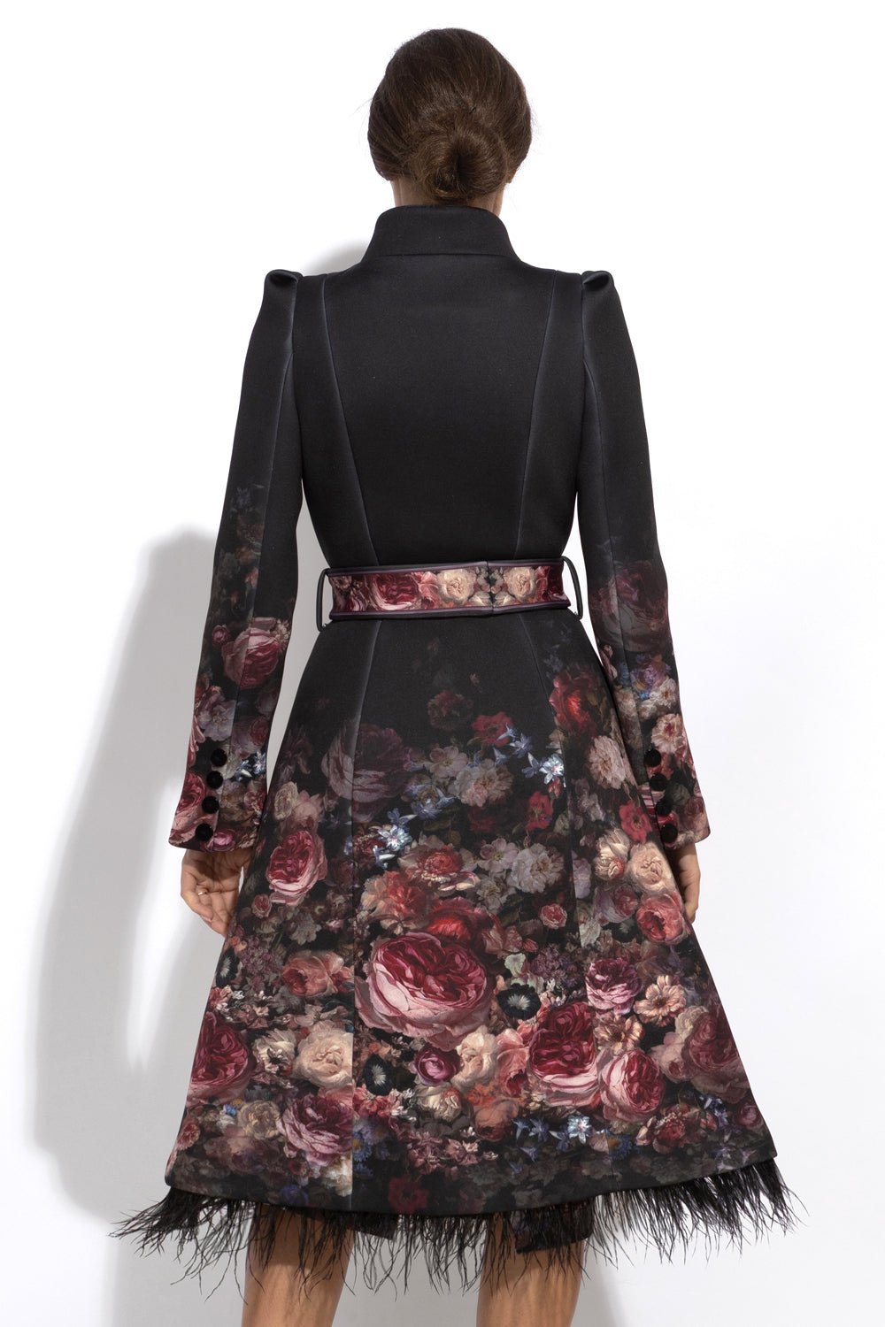 SCUBA NEOPREN COAT - VINTAGE FLOWERS