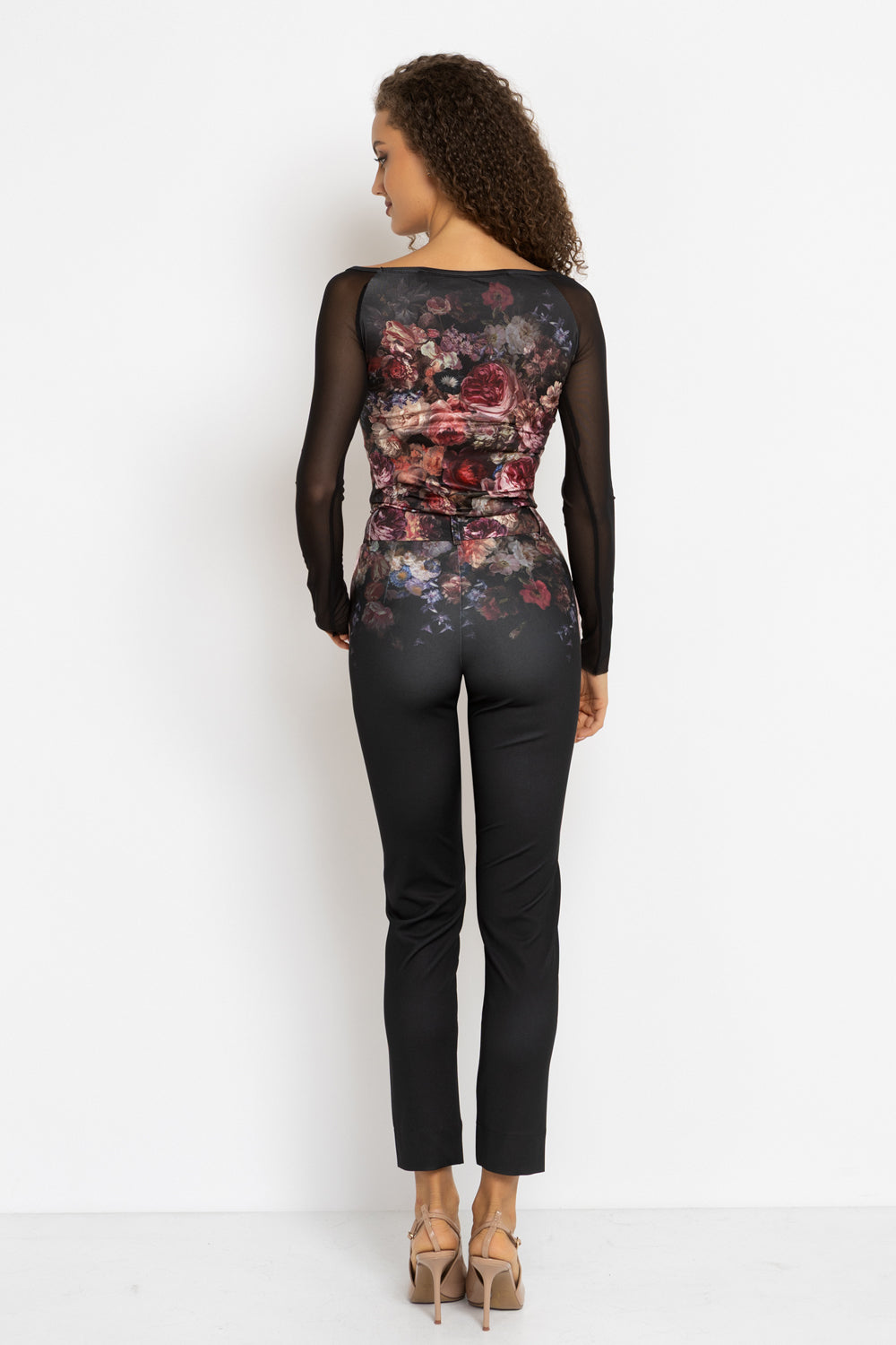 CLASSIC PANTS - VINTAGE FLOWERS JIORO КЛАСИЧЕСКИ ПАНТАЛОН - VINTAGE FLOWERS JIORO