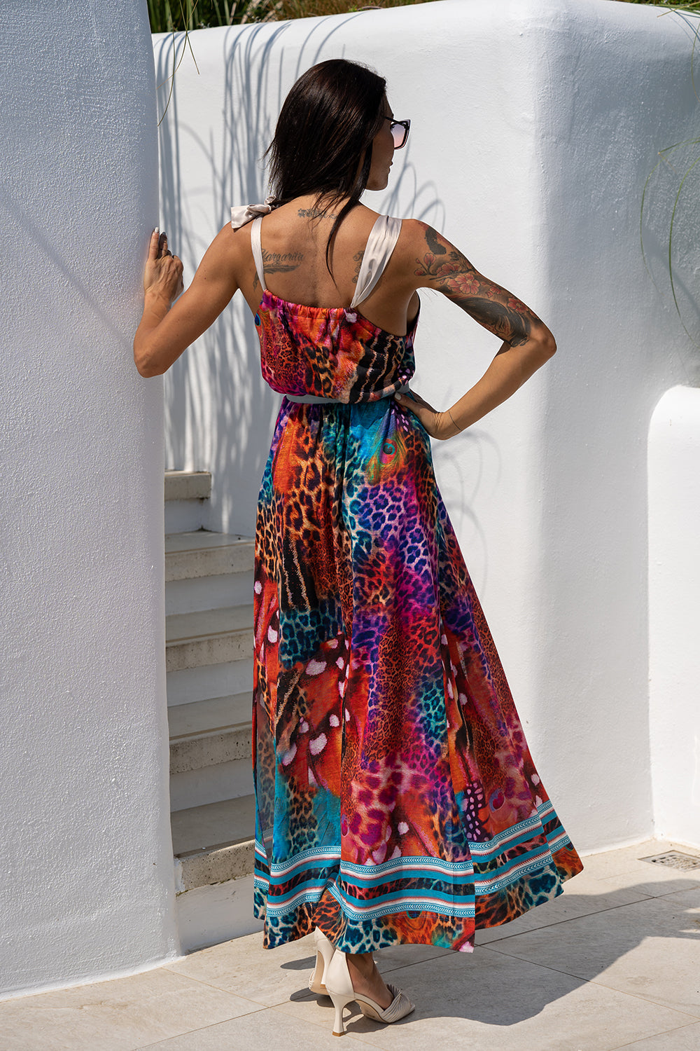LOCKERES LANGES KLEID - LEO NEON WILD