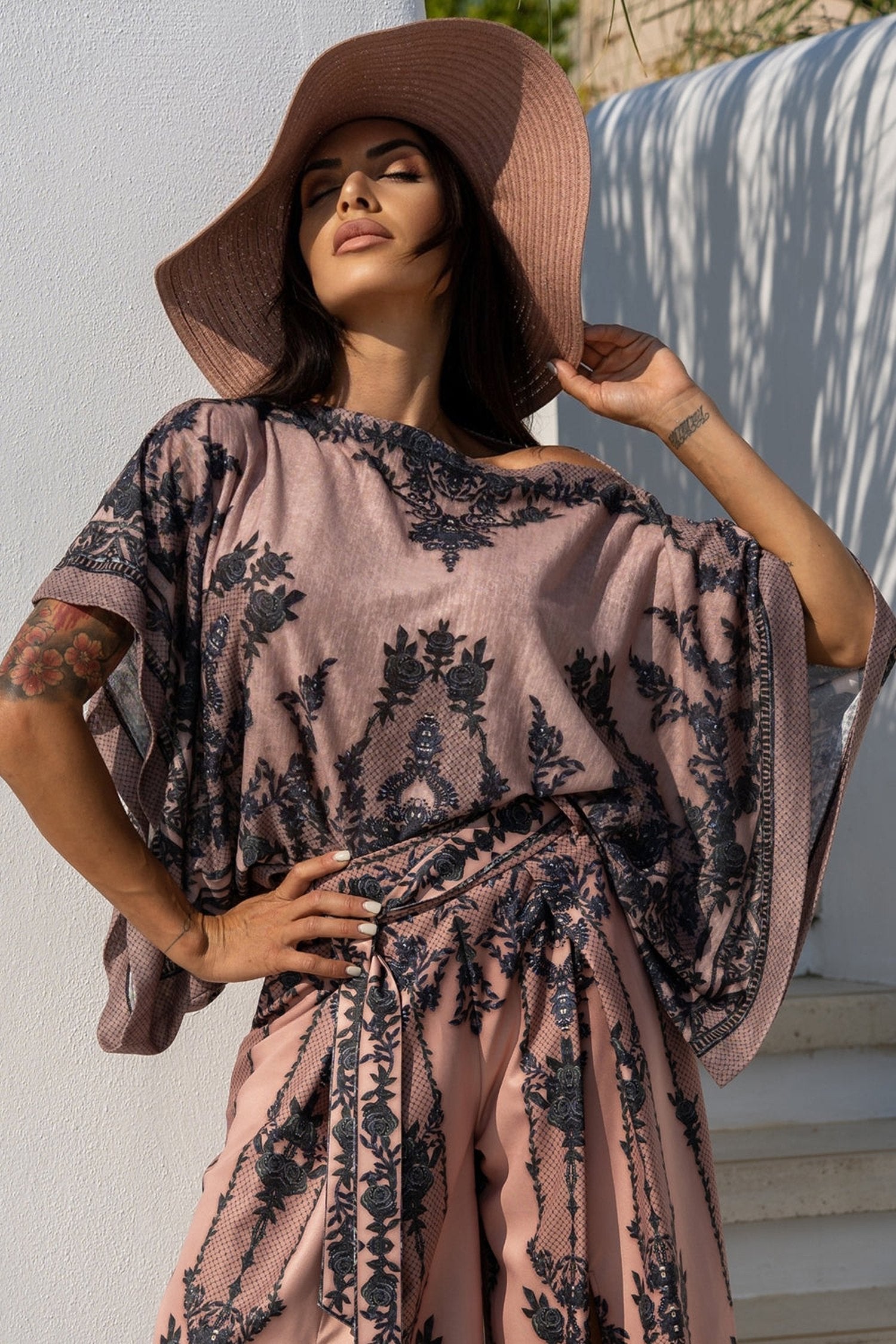 BLUSA LARGA – POLVERE GRAFFITI