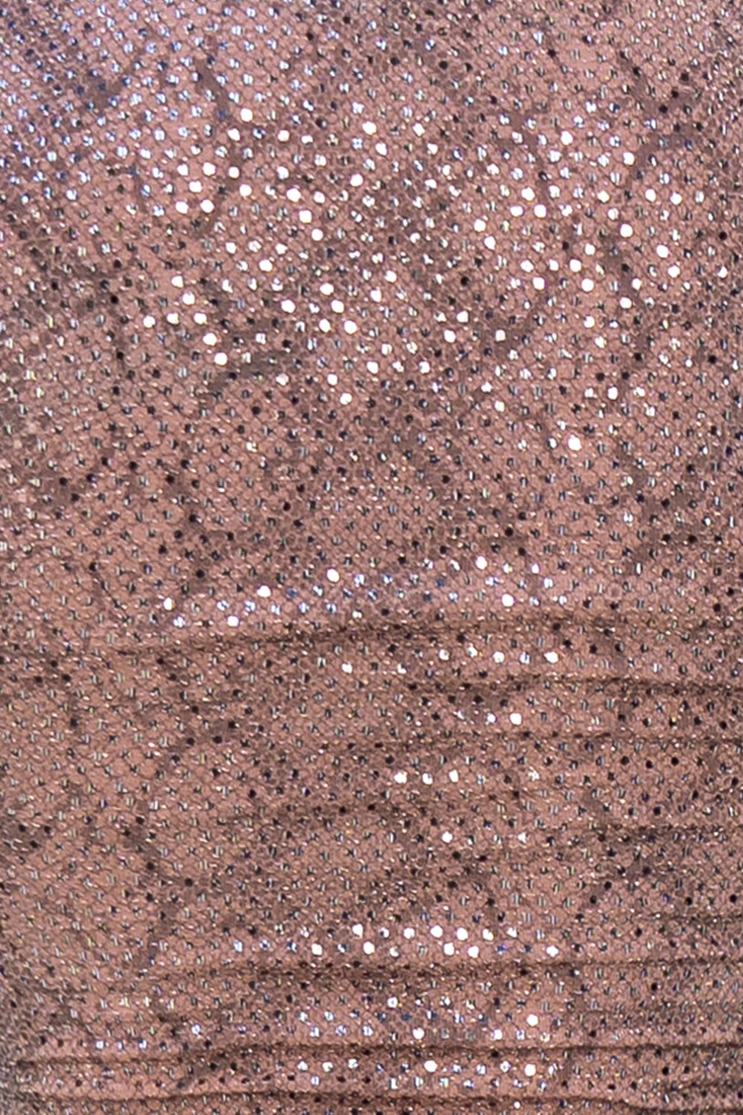 FITTED GLITTER DRESS IN POWDER - ESSENTIALS