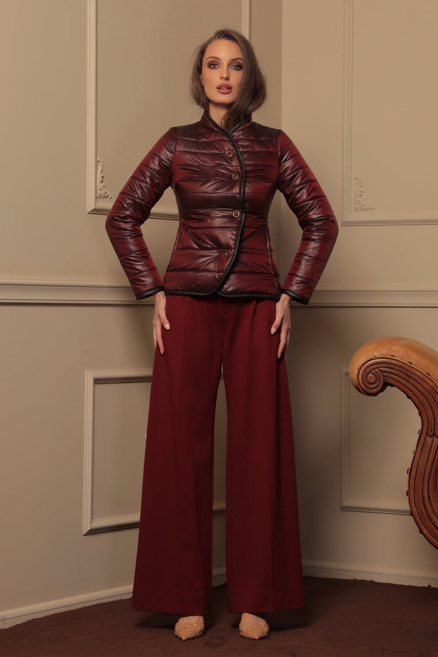 ĽAHKO POKRYTÁ BUNDA S PREŠÍVANOU PODŠÍVKOU - ZÁKLADY