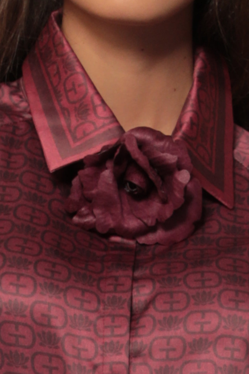 RAGLAN SLEEVE SHIRT - BURGUNDY LOGO