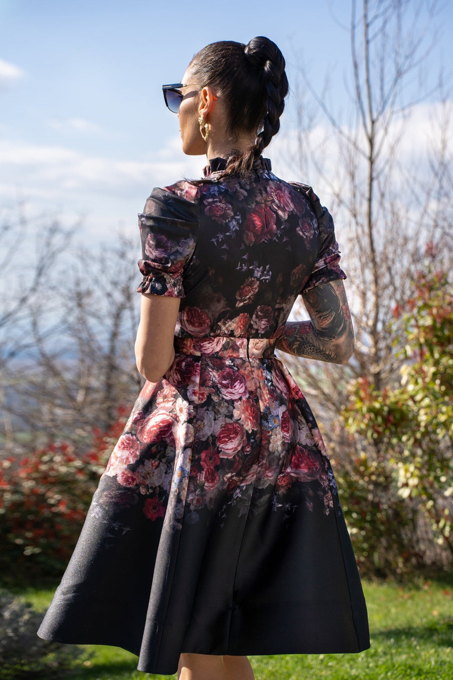 GESCHNITTENER ROCK - VINTAGE BLUMEN