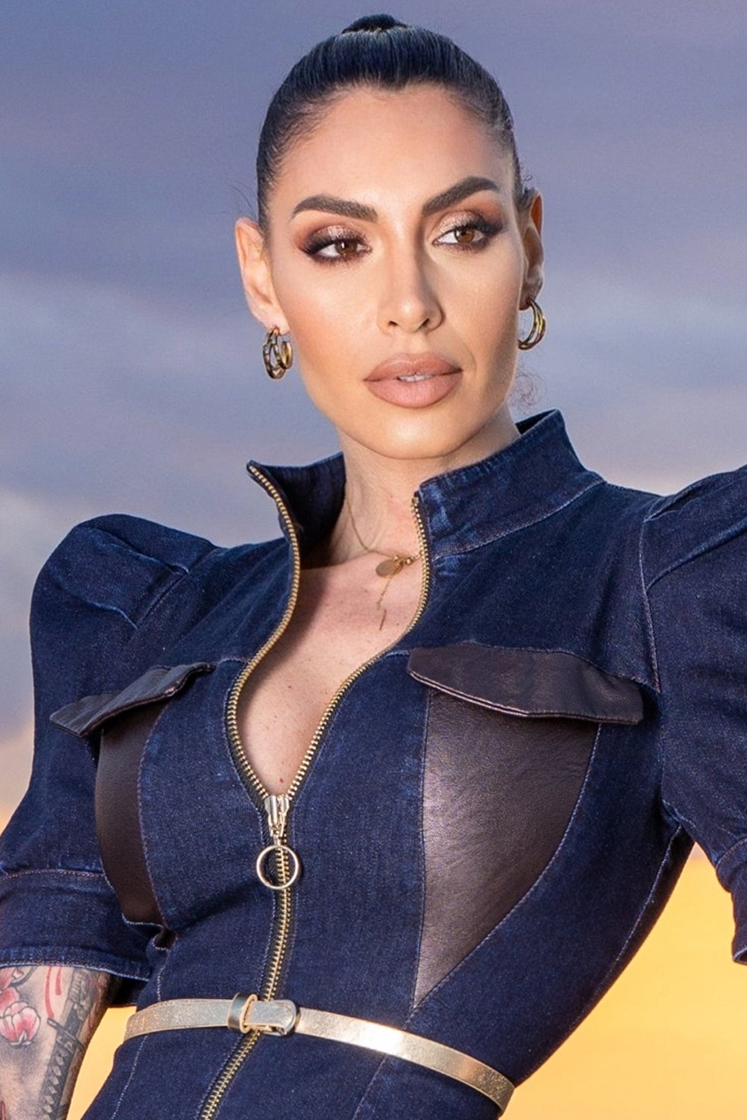 ABITO A TUBINO IN DENIM - ESSENTIALS