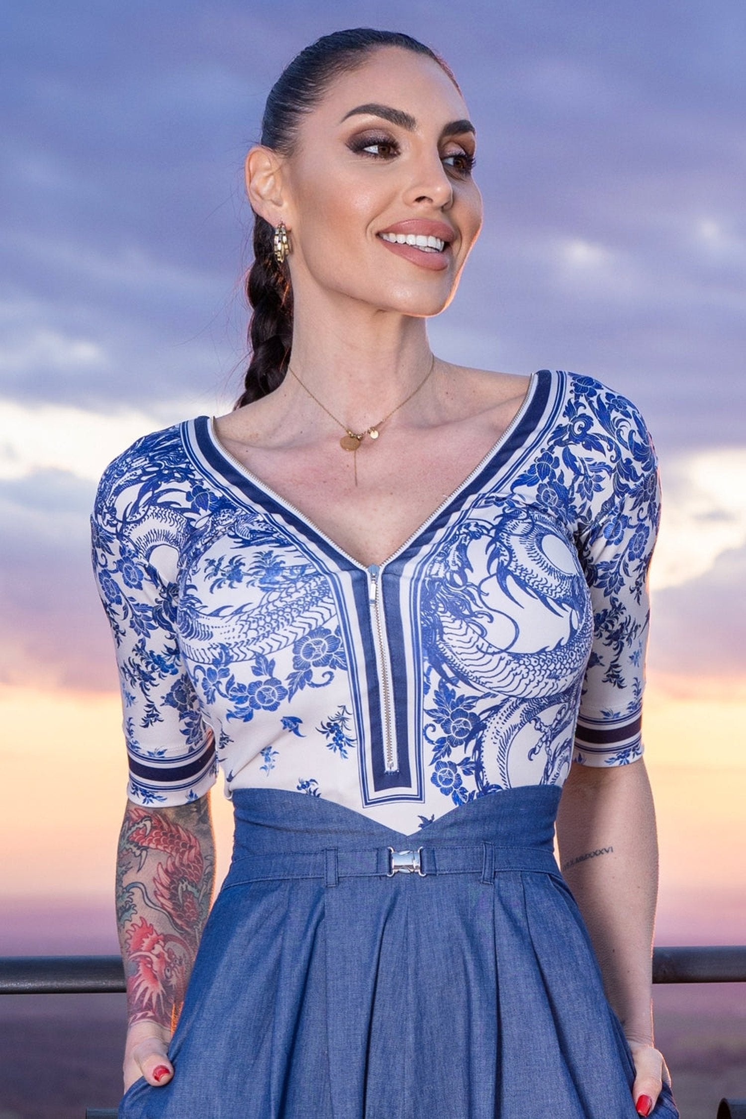 HALENKA SE ZIPEM - ASIA SKY