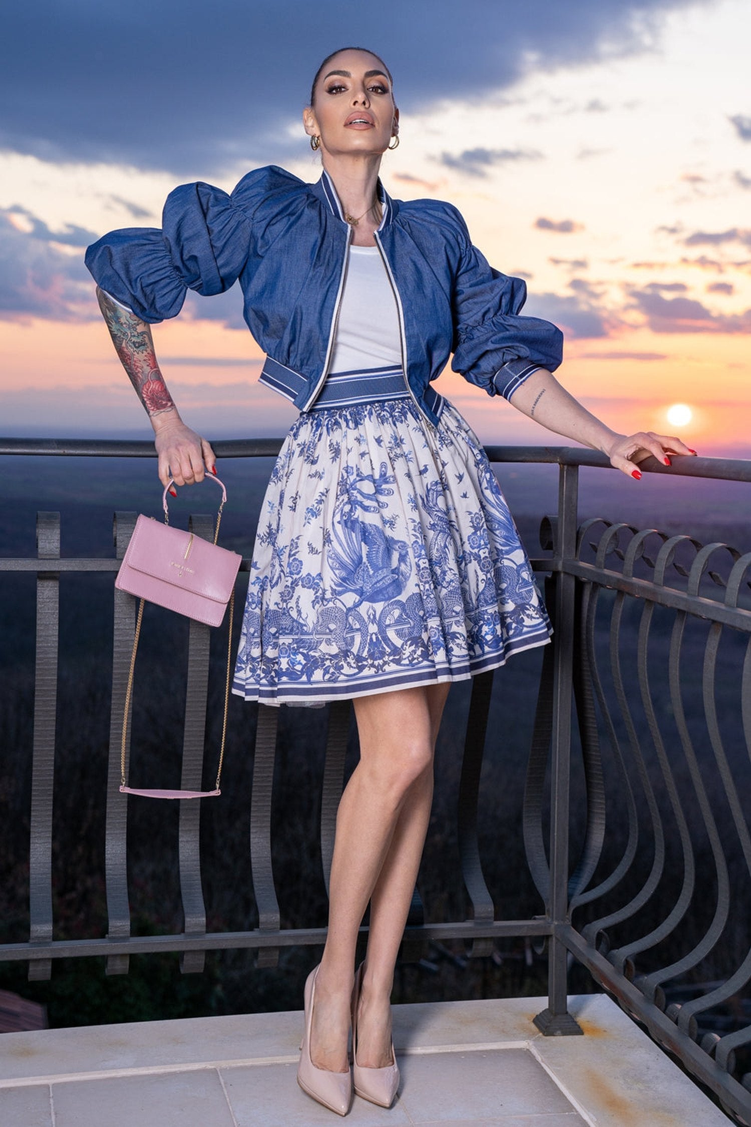 DENIM BOMBERJACKE - GRUNDAUSSTATTUNG