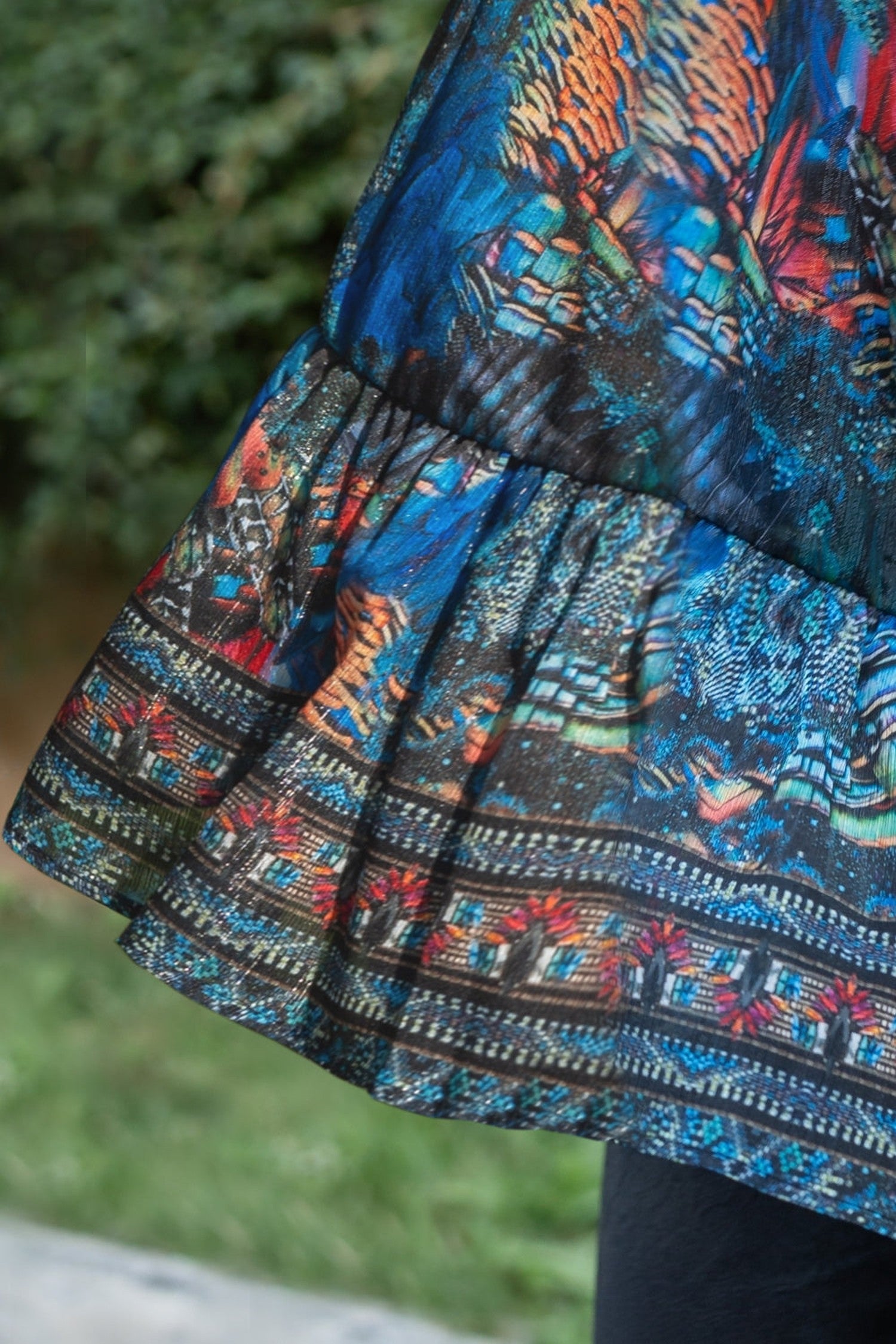 Voľná šifónová košeľa - Amazonia