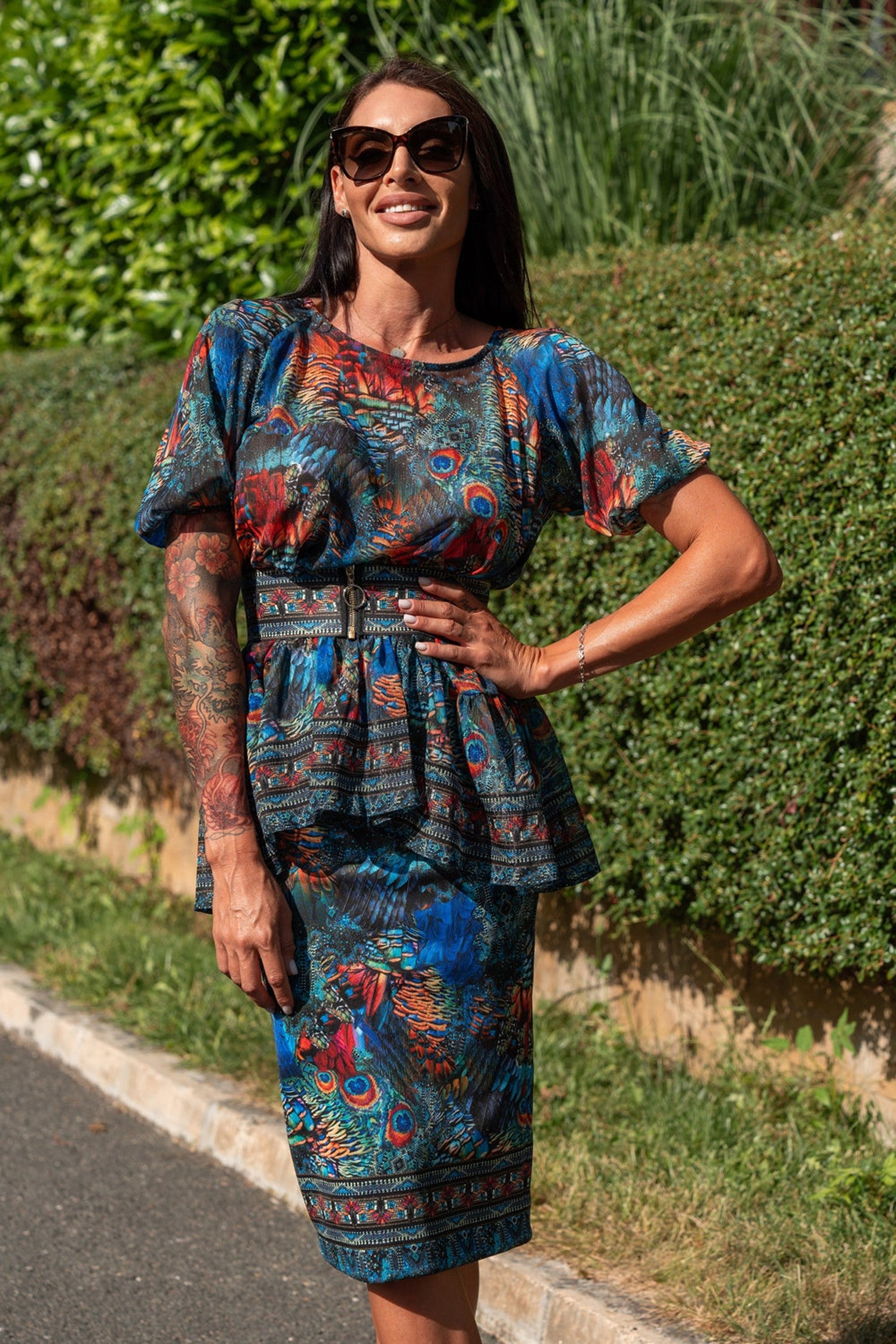 SKIRT TO THE KNEE - AMAZONIA JIORO ПОЛА ДО КОЛЯНОТО - AMAZONIA JIORO