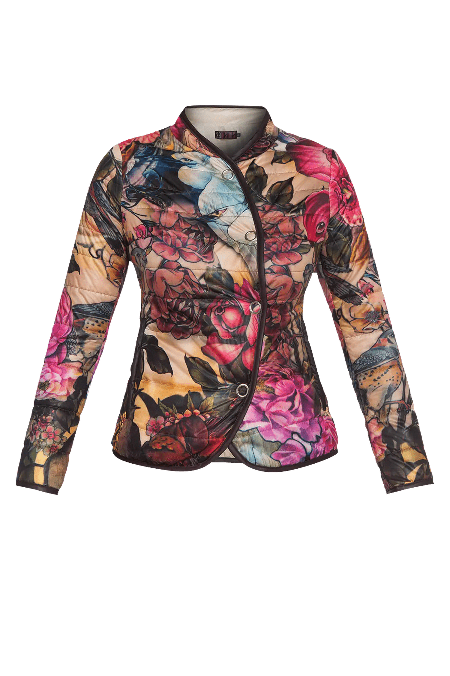 LIGHTLY COATED JACKET WITH QUILTED LINING - TATTOO STAR JIORO ЯКЕ ОТ ПРОМАЗКА - TATTOO STAR JIORO