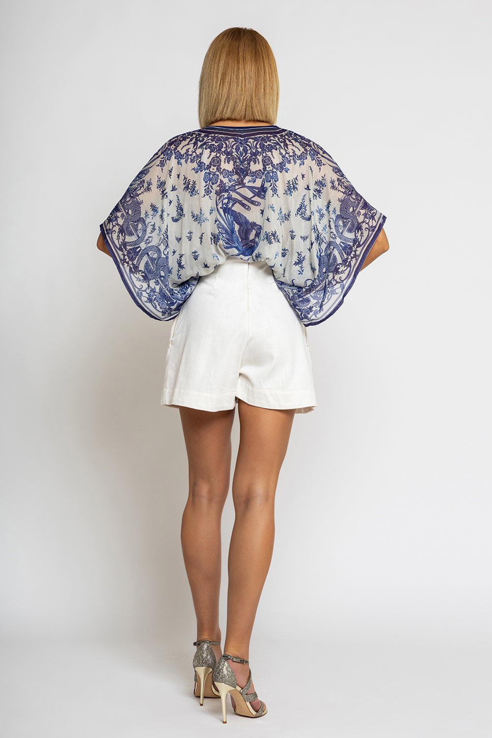 SILK COTTON TUNIC - ASIA SKY