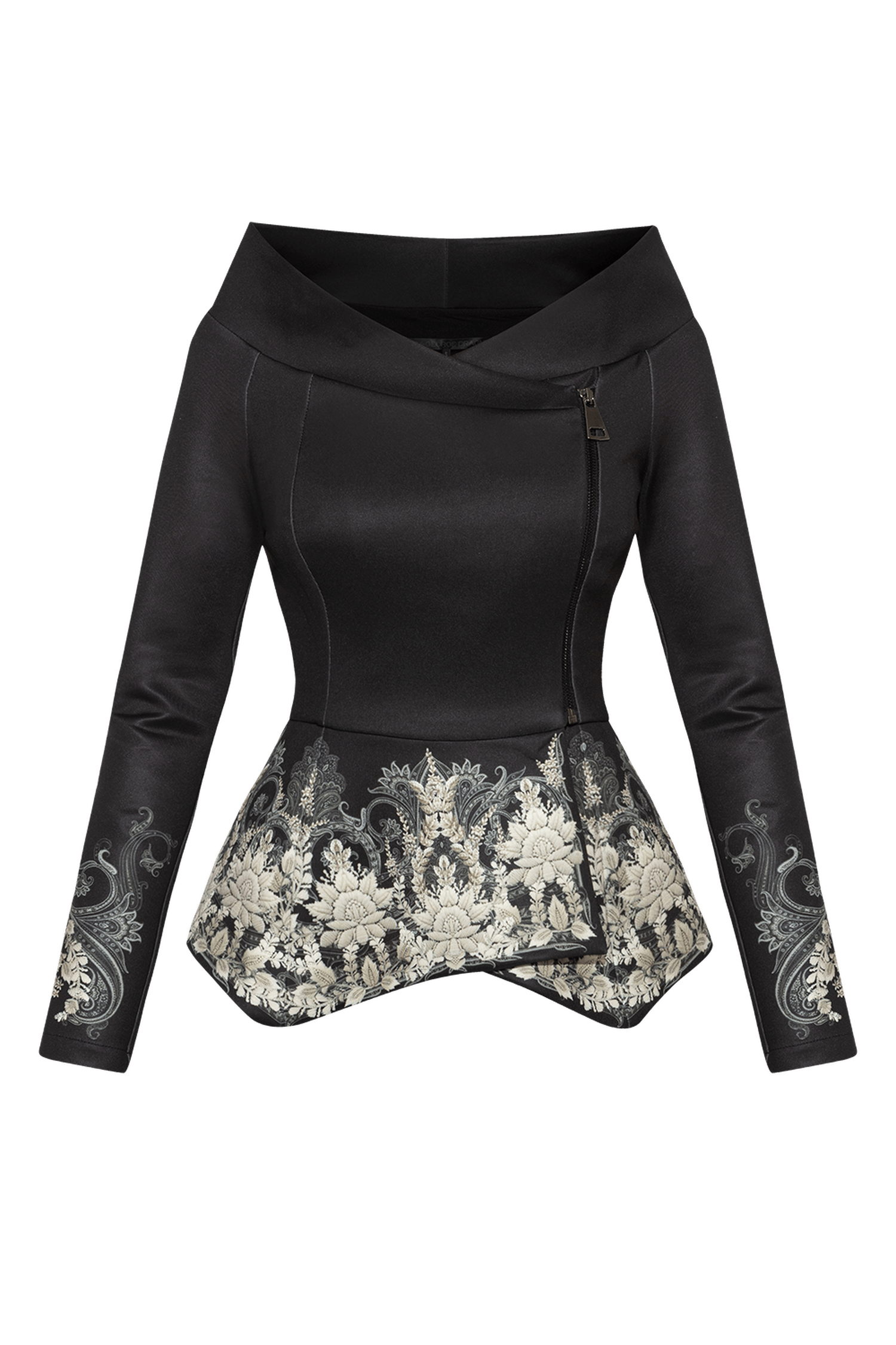 BLAZER CON ASIMMETRIA - FROZEN LOTUS