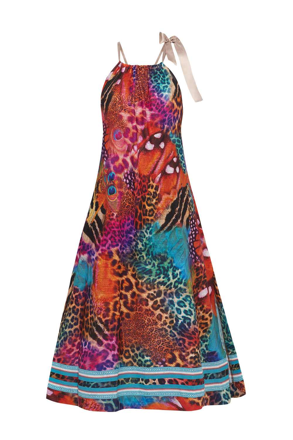 LOCKERES LANGES KLEID - LEO NEON WILD