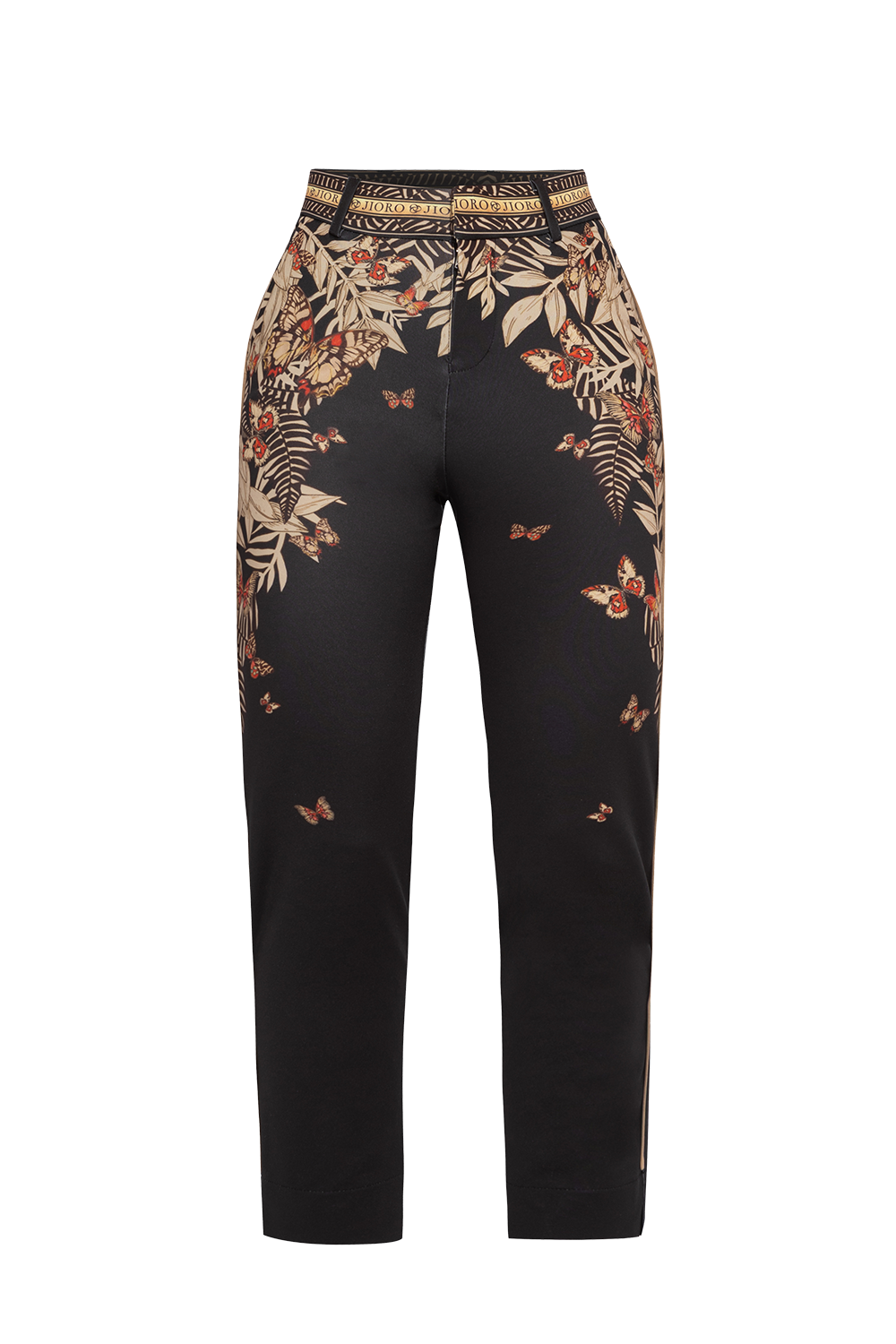 CLASSIC VISCOSE PANTS - MIDNIGHT BUTTERFLIES JIORO КЛАСИЧЕСКИ ПАНТАЛОН ОТ ВИСКОЗА - MIDNIGHT BUTTERFLIES JIORO