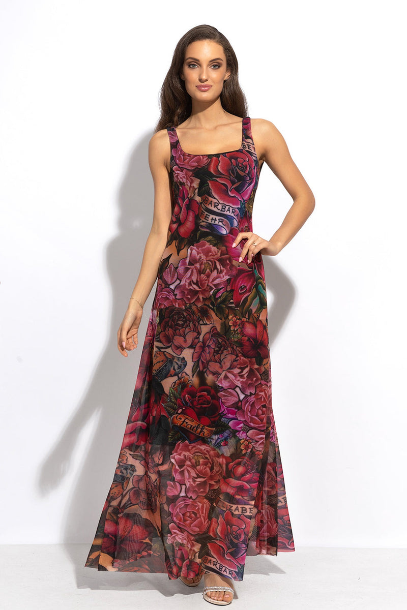 BACKLESS LONG DRESS - TATTOO STAR JIORO ДЪЛГА РОКЛЯ С ГОЛ ГРЪБ - TATTOO STAR JIORO