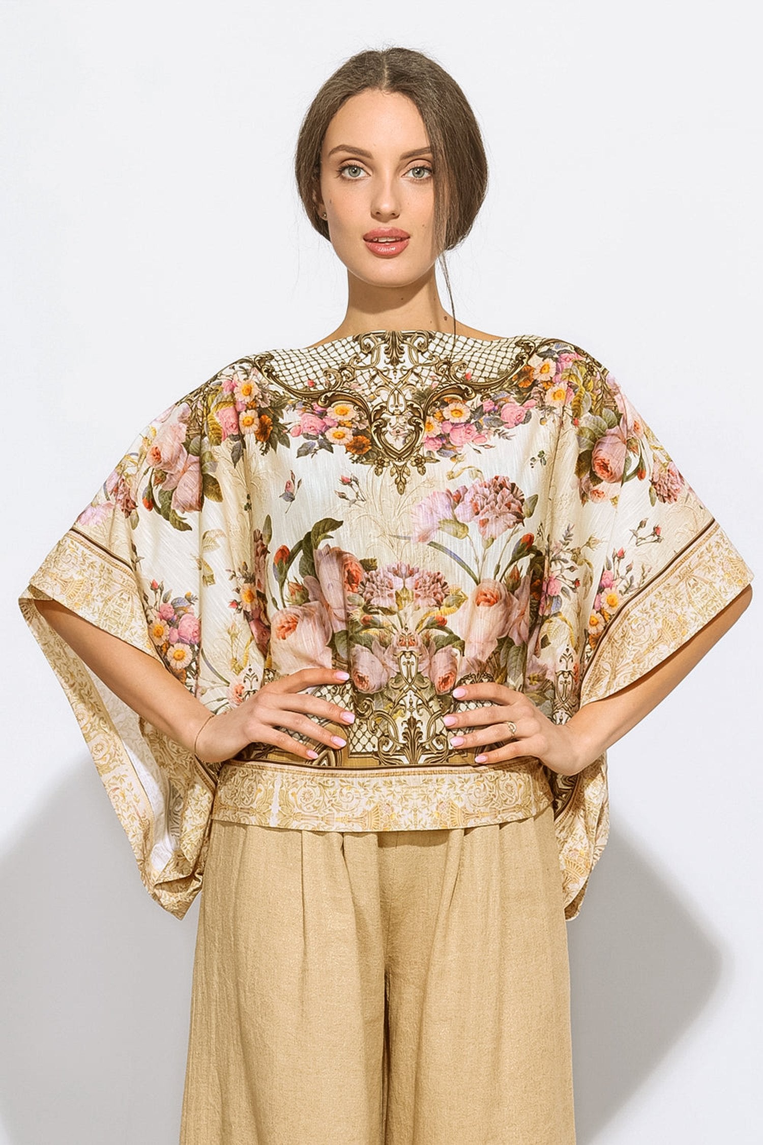 LOOSE BLOUSE - BAROQUE FLOWERS