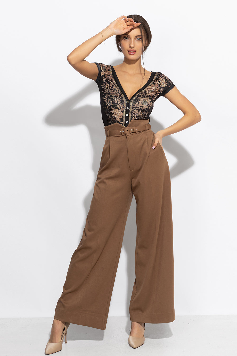 BLÚZKA S KRÁTKYM RUKÁVOM - ZLATÉ RUŽE