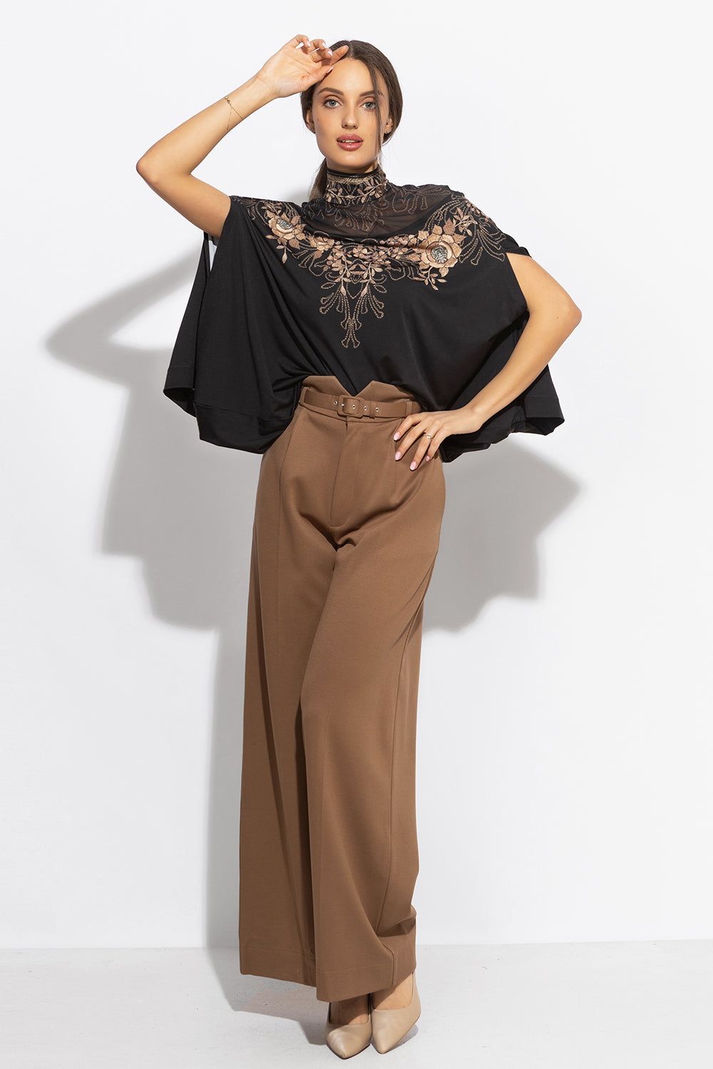 BLOUSE GRATUITE - ROSES DORÉES