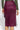 SUEDE-EFFECT BURGUNDY WRAP SKIRT - ESSENTIALS JIORO ПОЛА ОТ ВЕЛУР В ЦВЯТ БОРДО - ESSENTIALS JIORO
