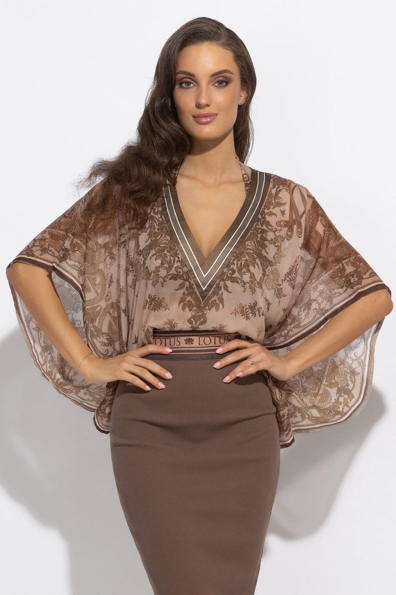 ТУНИКА ОТ ПАМУК КОПРИНА - ASIA BEIGE