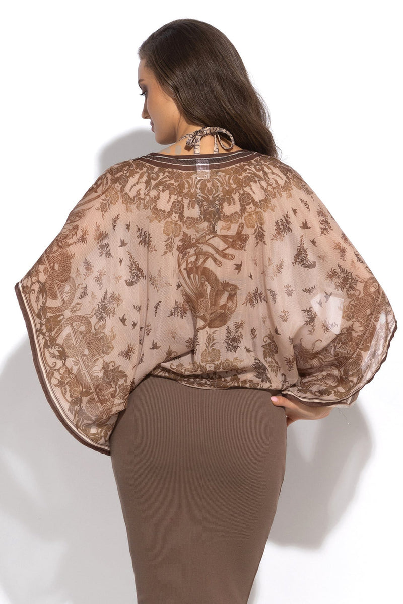 ТУНИКА ОТ ПАМУК КОПРИНА - ASIA BEIGE