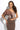 SQUARE VISCOSE HEADSCARF - MOCHA MOUSSE LOGO JIORO КВАДРАТНА КЪРПА ЗА ГЛАВА ОТ ВИСКОЗА – MOCHA MOUSSE LOGO JIORO
