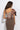 SQUARE VISCOSE HEADSCARF - MOCHA MOUSSE LOGO JIORO КВАДРАТНА КЪРПА ЗА ГЛАВА ОТ ВИСКОЗА – MOCHA MOUSSE LOGO JIORO