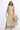 LINEN SLEEVELESS TRENCH MIDI DRESS WITH FRINGES - ESSENTIALS JIORO ДЪЛГА РОКЛЯ ОТ ЗЛАТИСТ ЛЕН С РЕСНИ - ESSENTIALS JIORO