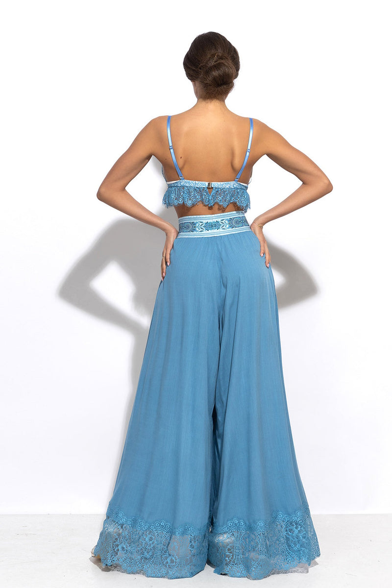 BLUE LACE TOP - ESSENTIALS