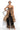 LYOCELl AND VISCOSE LONG RUFFLED TUNIC - GOLDEN STRIPES JIORO ДЪЛГА ТУНИКА С ВОЛАНИ ОТ ЛИОСЕЛ И ВИСКОЗА - GOLDEN STRIPES JIORO