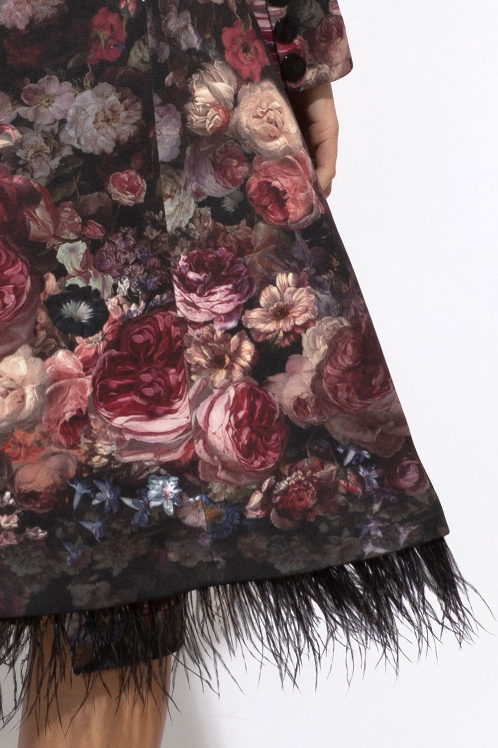 SCUBA NEOPREN COAT - VINTAGE FLOWERS