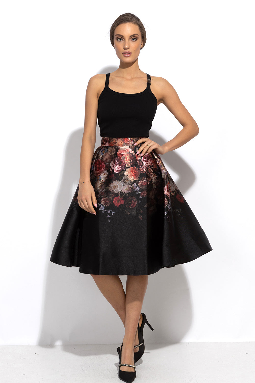 GESCHNITTENER ROCK - VINTAGE BLUMEN