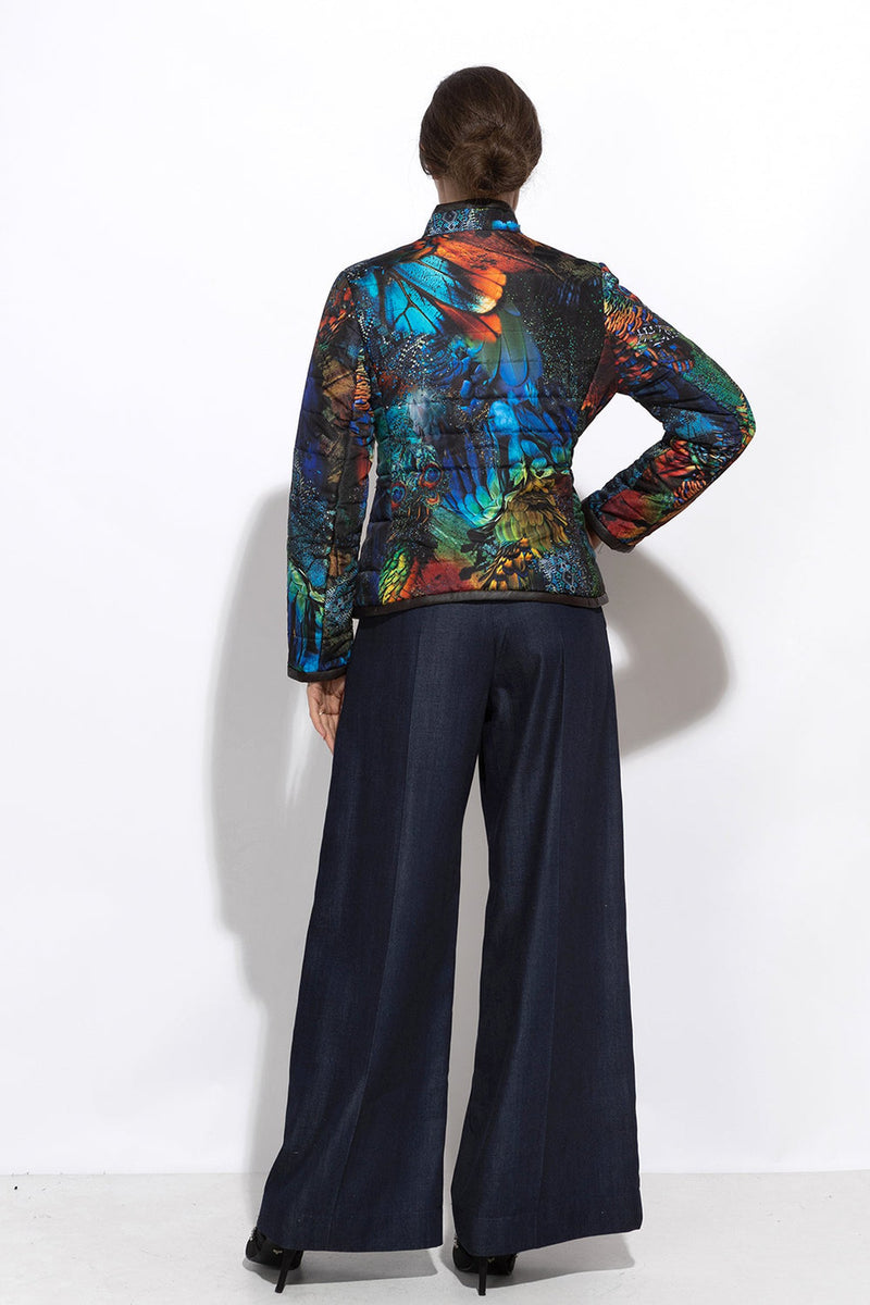 LIGHTLY COATED JACKET WITH QUILTED LINING - AMAZONIA JIORO ЛЕКО ПРОМАЗАНО ЯКЕ С ВАТА - AMAZONIA JIORO