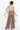 STRIPED PANTS WITH HIGH WAIST AND WIDE LEG IN BEIGE - ESSENTIALS