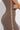 COTTON MIDI DRESS WITH ASYMMETRICAL SHOULDERS AND STRAP MOCHA MOUSSE LOGO - ESSENTIALS