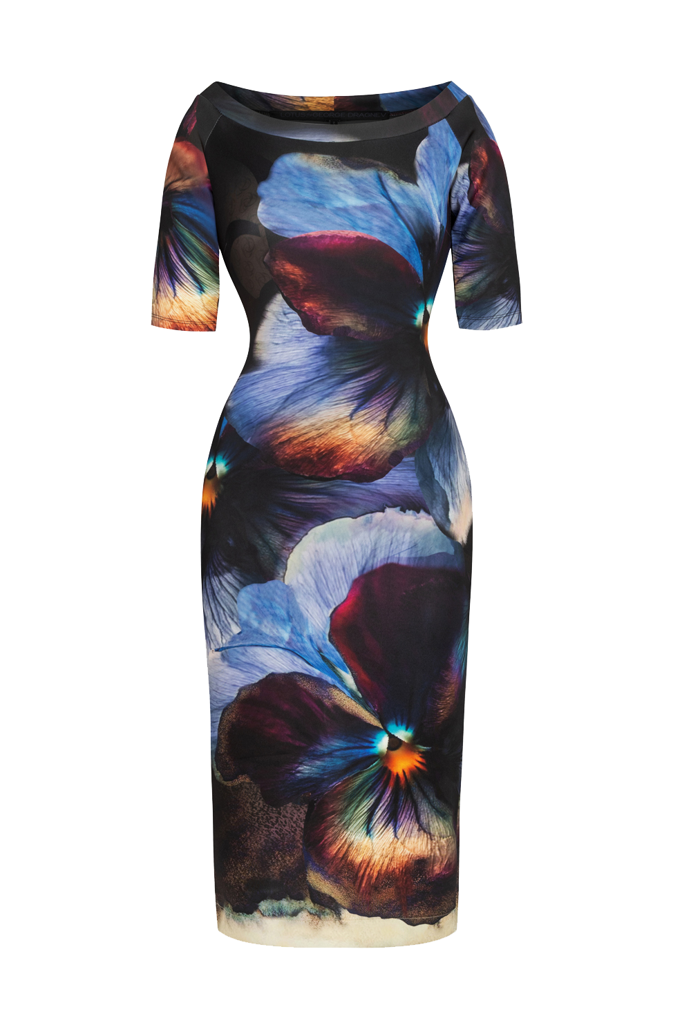 OPEN SHOULDERS DRESS -  VIOLET