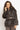 OVERSIZED PHEASANT PATTERN FAUX FUR COAT WITH BELT - ESSENTIALS JIORO ОВЪРСАЙЗ ПАЛТО ОТ ИЗКУСТВЕН КОСЪМ С ШАРКА ФАЗАН С ГОЛЯМА ШАЛ-ЯКА - ESSENTIALS JIORO