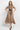 MODAL HIGH-NECK MIDI DRESS - MOCHA MOUSSE LOGO