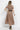 MODAL HIGH-NECK MIDI DRESS - MOCHA MOUSSE LOGO