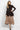 MODAL HIGH-NECK MIDI DRESS - MOCHA MOUSSE LOGO