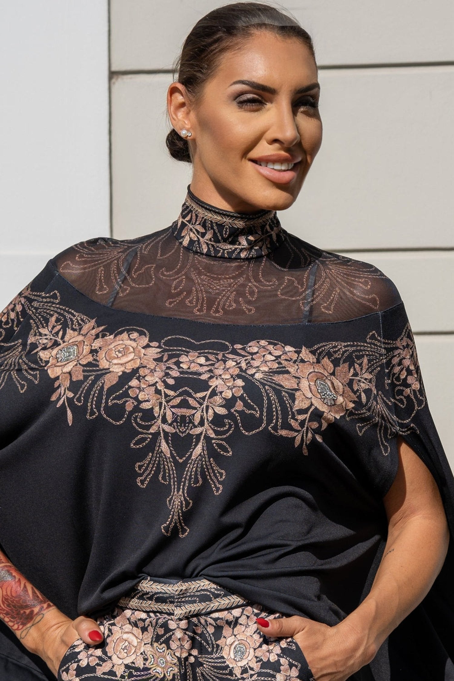 BLOUSE GRATUITE - ROSES DORÉES