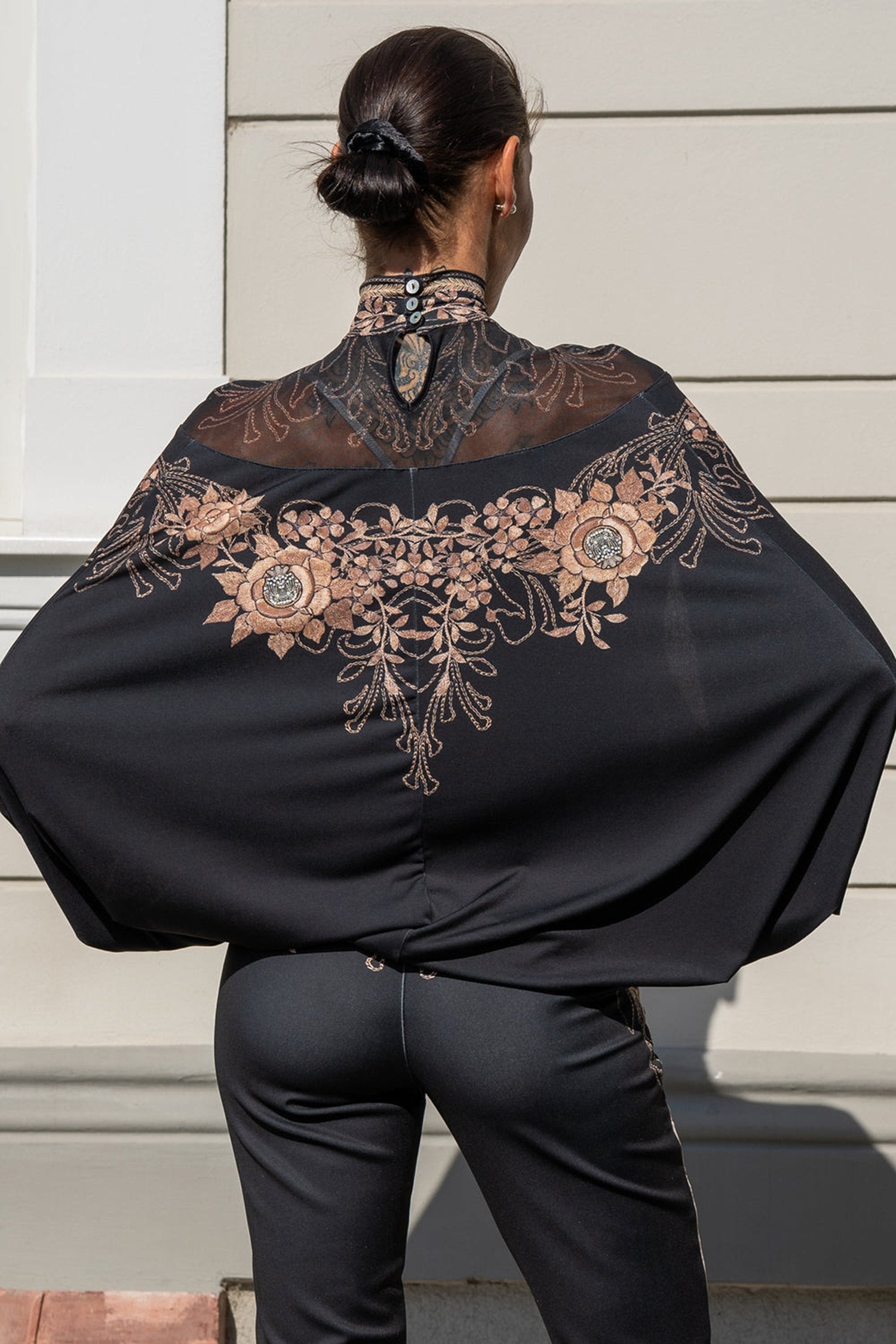 BLOUSE GRATUITE - ROSES DORÉES